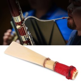 JinGuoZiLP Bassoon Reeds, 2Pcs Material Blue/Red Bassoon Reeds Medium with Storage for Case/Tube Instrument Bassoon Accessorie