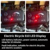 Klanata Ebike Display, Electric Bicycle 810 Led Display with 5