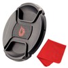 49mm Snap-On Center-Pinch Lens Cap, Extra Strong Springs, Camera Lens