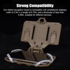 Tactical Vest Phone Holder Molle Mount, Universal Chest Phone Board