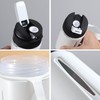 Portable Water Bottle with Ceramic Bowl and High-Temperature Resistance, Unique