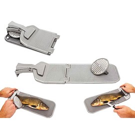 Jaxon Foldable Filleting Board with Stainless Steel Fish Scaler