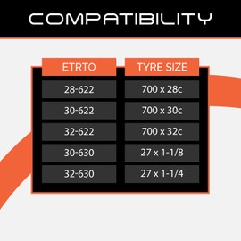 27" x 1-1/4" Baldwins Cycle/Bike Inner Tube Presta/French Type Valve