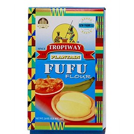 Plantain Fufu Flour 24oz Pack of 2 Pack of 2
