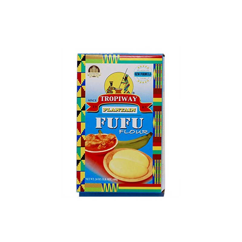 Plantain Fufu Flour 24oz Pack of 2 Pack of 2