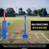 Bratla Plastic Cricket Set - Blue Color | Backyard and