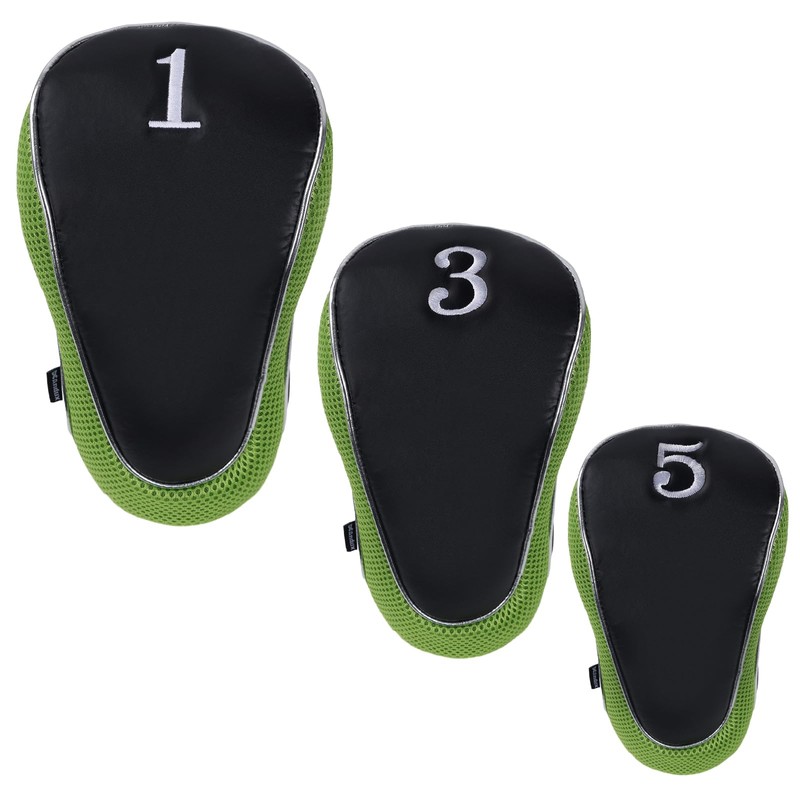 Andux Golf Club 460cc Driver Fairway Wood Head Covers with