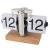 Retro Digital Flip Down Clock Flip Desk Clock Mechanical Battery