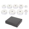 7Pcs Bezel Case Press Die Professional Aluminium Alloy Round Watch