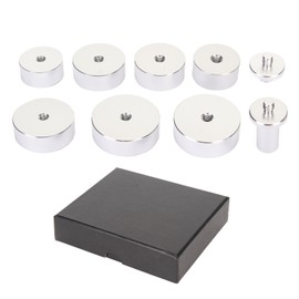 7Pcs Bezel Case Press Die Professional Aluminium Alloy Round Watch Back Cover Press Repair Tool Set 27‑40mm