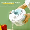 WEXIO Salad Spinner 5L, Upgrade Anti-Cracking & High-Temperature Resistant Material,