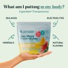 Sea Moss Electrolyte Powder Packets Melon Watermelon Flavor, Natural Hydration