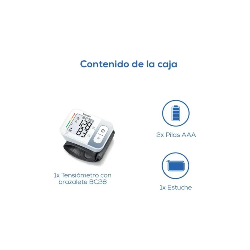 Medidor De Presión Arterial Digital Con Voz, Beurer Bc21