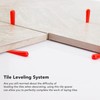 Tile Leveling Spacer Clip 1000pcs 5mm Red PE Tile Leveling