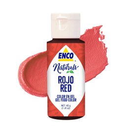 ENCO Naturals Food Coloring Gel Red 1.41 oz (40g) Concentrated