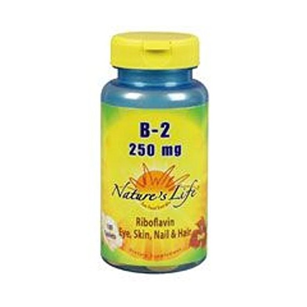 Vitamin B-2 250mg - Vegetarian, Yeast-Free - 100 - Tablet