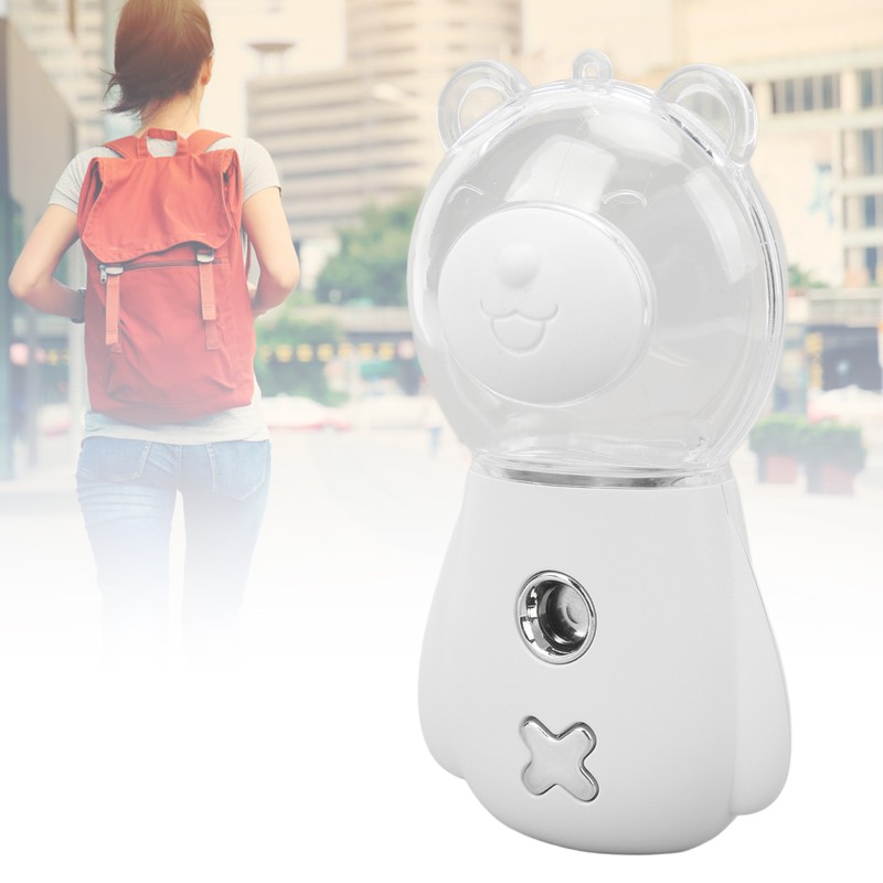 Nano Mist Sprayer Cute Bear Shape 300ML USB Humidifier Skin