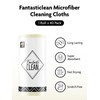 Fantasticlean Microfiber Cloths in a Roll, Reusable Washable Tear Away