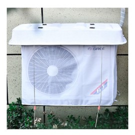 air conditioner coverDust-Proof Waterproof Heat Pump Unit Cover ac coverWith White Protective Net For:Outside Window Ac Cover