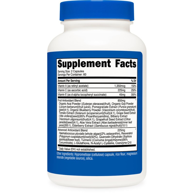 Nutricost Super Antioxidants (1000mg) 120 Capsules - Antioxidant Supplement for