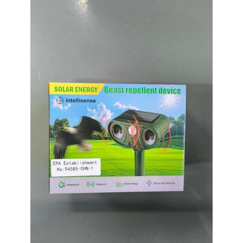 Solar Ultrasonic Animal Repellent Deer Repellent Devices Rabbit Squirrel Dog