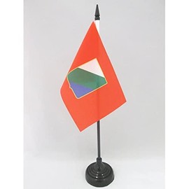 AZ Flag, Abruzzo in Italy Table Flag, 15 x 10 cm, 10 x 15 cm