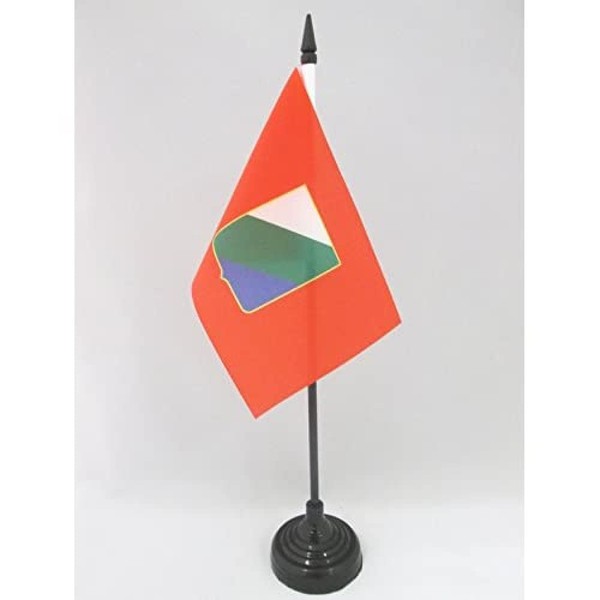 AZ Flag, Abruzzo in Italy Table Flag, 15 x 10
