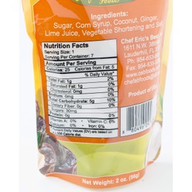 Chef Eric's Coconut Ginger Busta Candy, Jamaican candy like Colombian candy (2 ozs. pack) (3)
