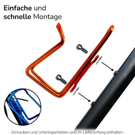 Loevelosi Bottle Holder Bicycle Orange - Drink Holder Aluminium