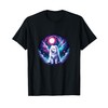 Samoyed Dog Under The Spiral Galaxy In Space T-Shirt