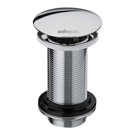 Wirquin 30723425 Brass Solid Dome Waste 100mm without Overflow