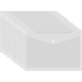 File Case, Button Type, Clear File Bag, File Case, A4, Button Type, Clear File Bag, Case Type, Waterproof, Envelope Type, Horizontal Type, Document Holder, Receipt Holder, Colorful, Documents,