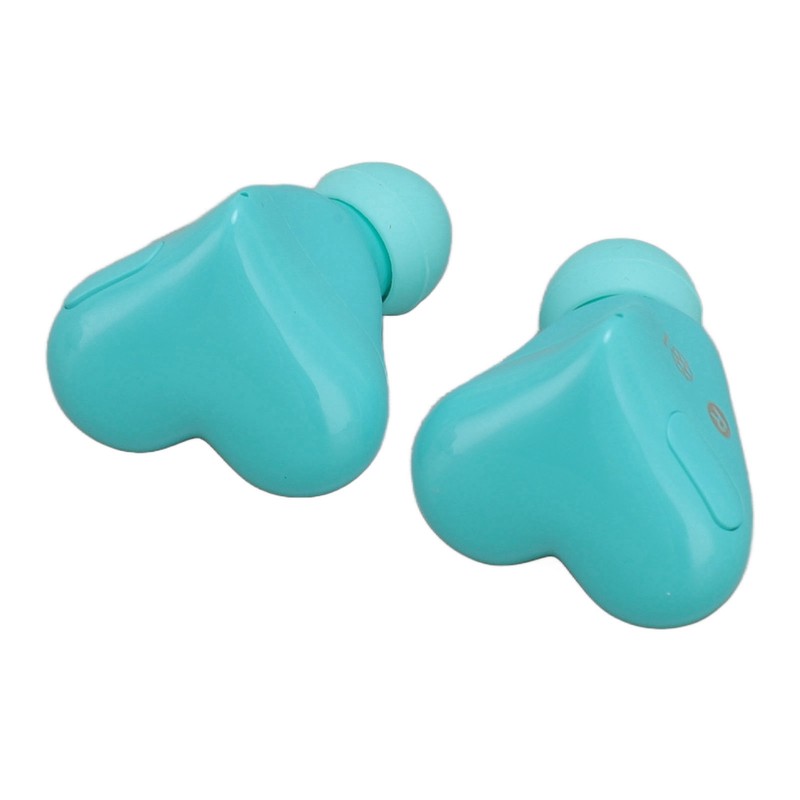 Heart Shaped Earbuds Cute Wireless Bluetooth5.3 Headphones Lightweight Noise Reduction