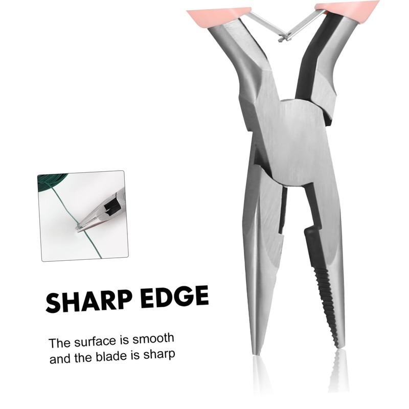 Gatuida Long Needle Nose Pliers for Jewelry Making Ergonomic Handle