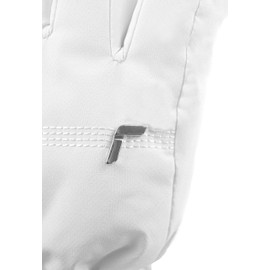 Luna R-TEX® XT with Waterproof and Breathable Membrane, Pleasantly Warm Ski Gloves, Snow Gloves, White, 6.5