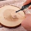 Omninmo Traditional Folding Whittling Knife with 1.5in Detail Blade, Sawcut