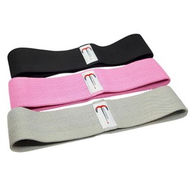 Manta Raya Bandas de Resistencia Antideslizante con 3 Niveles, Set de 3 Banda Elastica Musculacion Fitness Bandas de Entrenamiento para Gluteos, Piernas. Yoga, Fitness, Crossfit