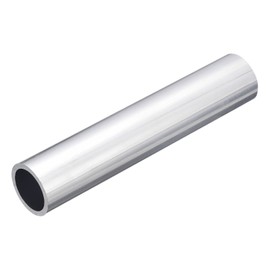 sourcing map 6063 Aluminum Round Tube, 30mm OD 24mm Inner Dia 150mm Length Pipe Tubing for Industry DIY Projects
