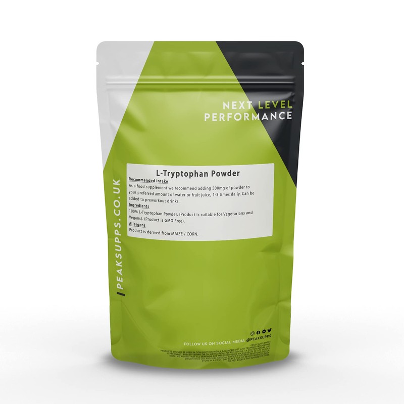 L-Tryptophan Powder - 500g - Amino Acid - Vegan Friendly