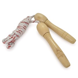 M.Y 2.3m Wooden Skipping Rope | Skipping Rope For Kids and Adults | Fitness