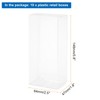 MECCANIXITY 10 PCS Clear Gift Box,2.5"x1.9"x5.8" Transparent Candy Box Plastic
