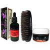 Kit Loción Crecimiento de Barba 5%, Incluye Cera para Barba