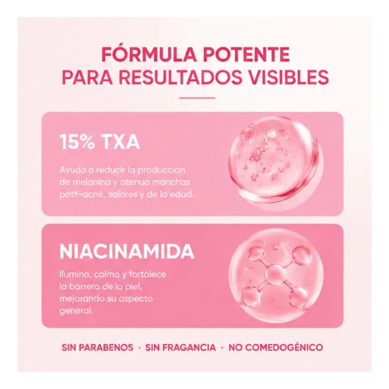 Sérum Corrector Iluminador De Manchas Con Niacinamida Txa