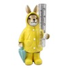 The Bridge Collection Raincoat Bunny Rain Gauge-Cute Rabbit Spring Garden
