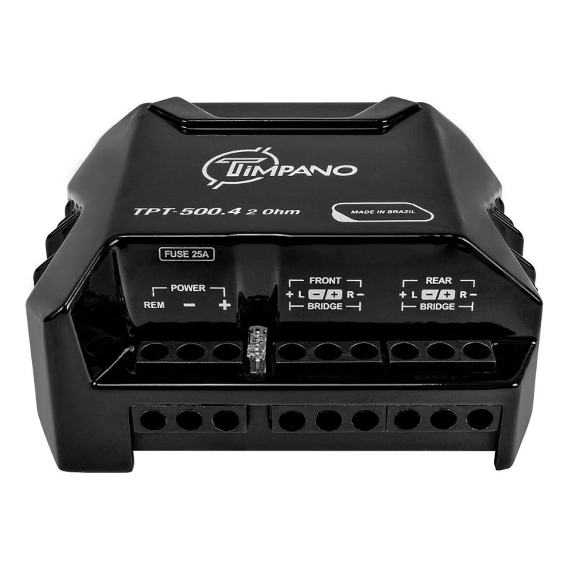 Timpano (1) 4 CHANNEL AMPLIFIER 500 WATTS 2 OHM TIMPANO