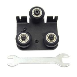 Befenybay - Placa de soporte para impresora 3D con 3 poleas POM con ranura en V para Ender 3 CR-10