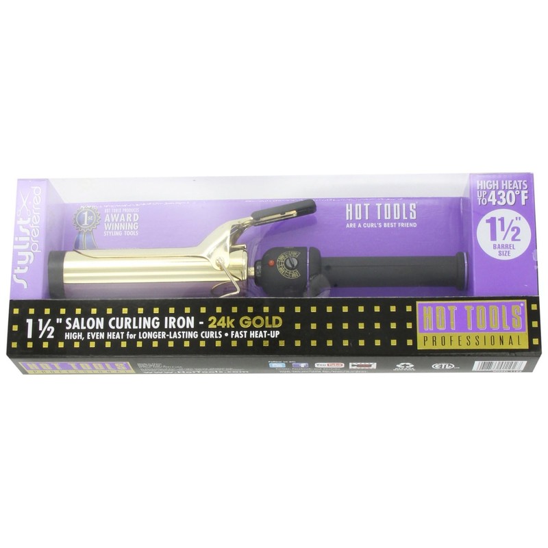 HOT TOOLS (2018 MODEL) Pro Artist 24K Gold Curling Iron