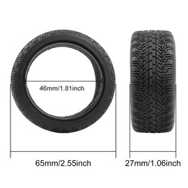 Acekeeps 4pcs 1/10 RC Drift Tires 65 * 27mm for 1/10 HSP Tamiya TT TT02 Sakura Kyosho Traxxas RC On-Road Car