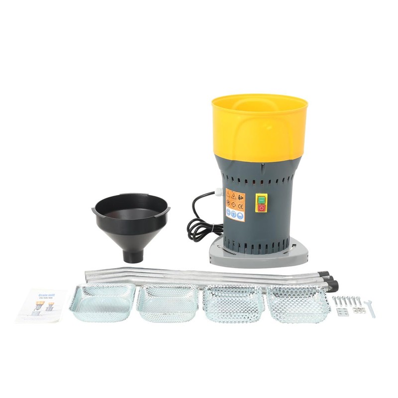Electric Corn Mill Grinder, 25L/6.6Gal Dry Grain Mill Grinder with