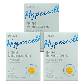 Dr. Lean Song Joong-ki Hypercell Dr. Lean Omega 3 30 capsules 3 boxes / 닥터린 송중기 하이퍼셀 닥터린 오메가3 30캡슐 3박스